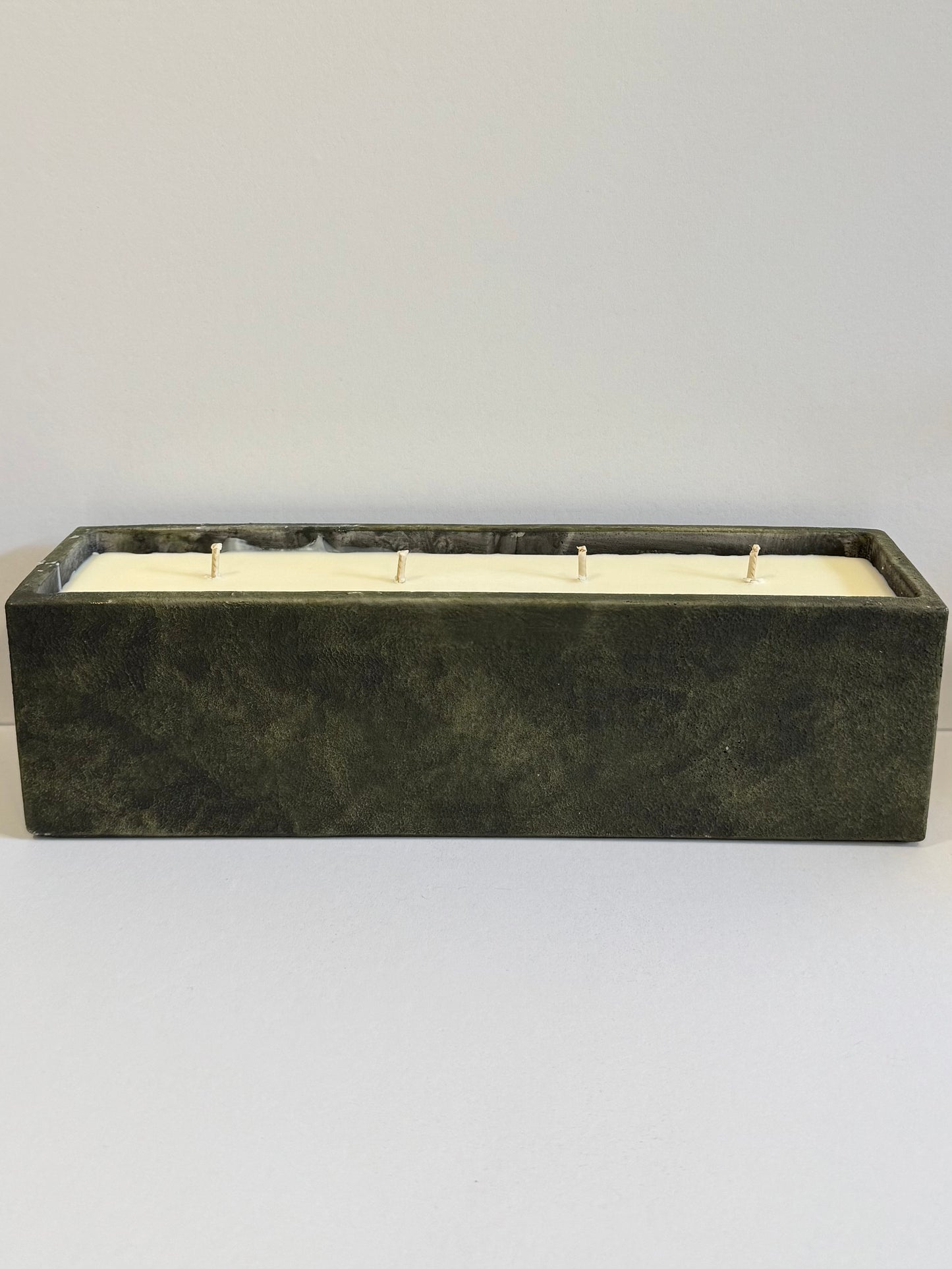 BOUGIE FLOWER I VERT