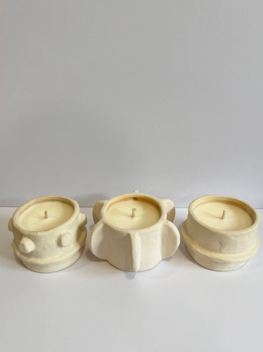 COFFRET DE 3 BOUGIES AZTÈQUE - SERAX