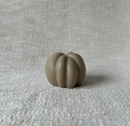 BOUGIE CITROUILLE - GRÈGE