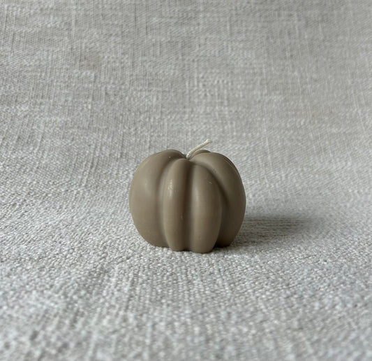 BOUGIE CITROUILLE - GRÈGE