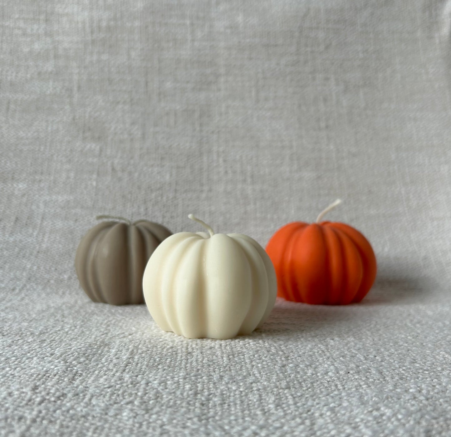 BOUGIE CITROUILLE - BLANCHE