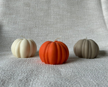 BOUGIE CITROUILLE - BLANCHE