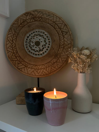 BOUGIE COCOON BLEUE FONCÉE