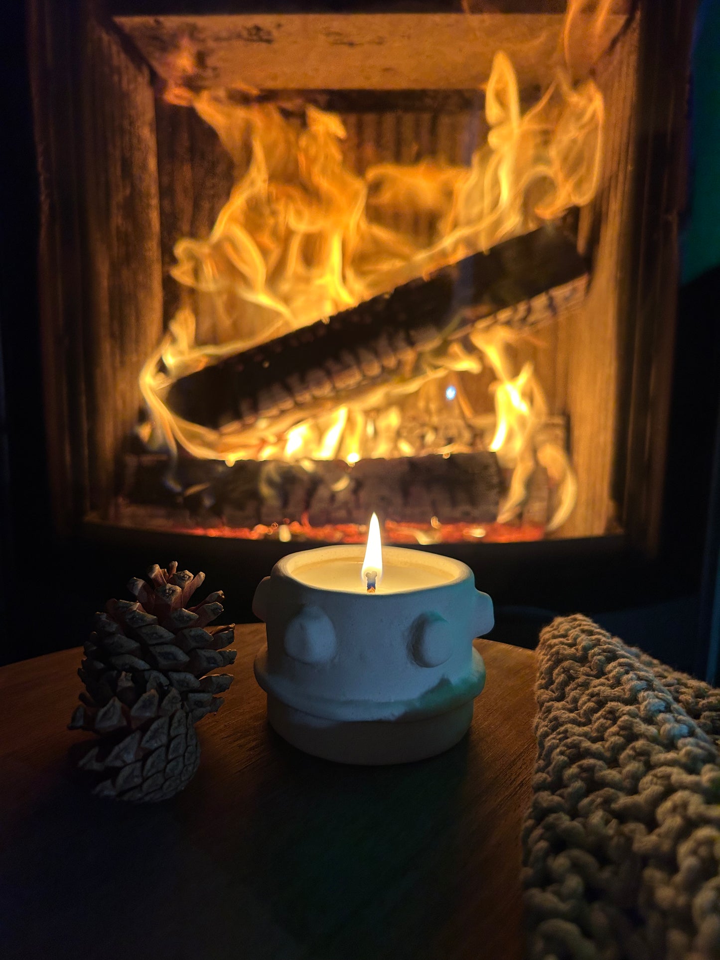 COFFRET DE 3 BOUGIES AZTÈQUE - SERAX