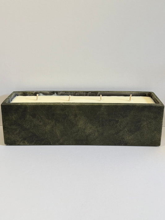 BOUGIE FLOWER I VERT