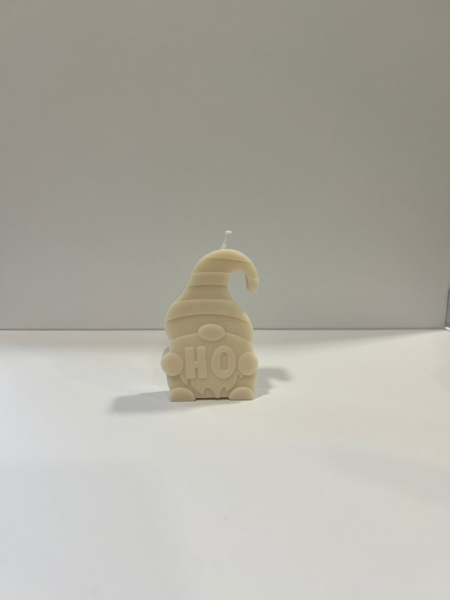 BOUGIE PÈRE NOËL HO HO HO (bonnet à droite)