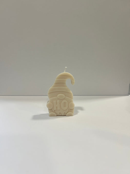 BOUGIE PÈRE NOËL HO HO HO (bonnet à droite)